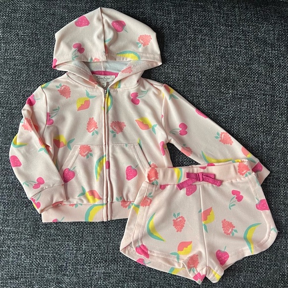 Jessica Simpson Summer Fruit Set Size 24 Months - Picture 1 of 11